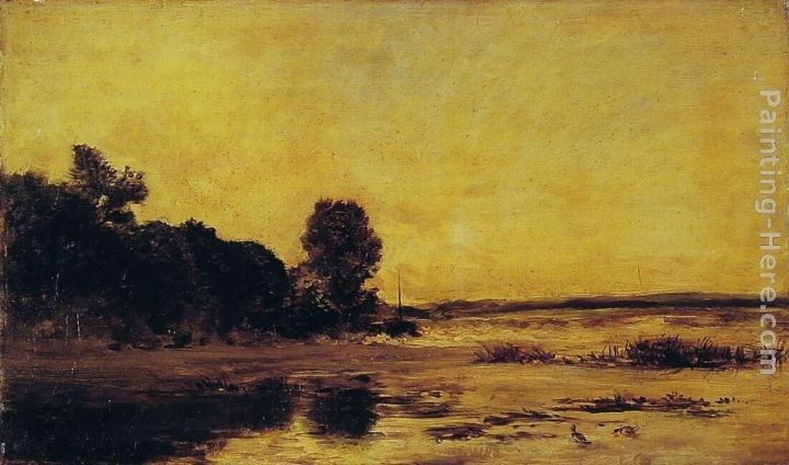 Charles-Francois Daubigny By the Sea
